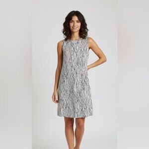 Max Mara Zebra Print Shift Dress (D7)